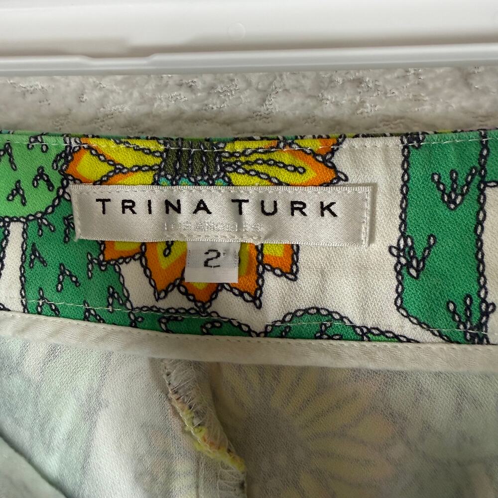 Tina Turk womens cactus shorts size 2 vacation summer - Picture 3 of 7